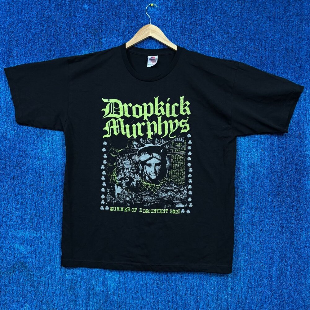 Dropkick Murphys Summer of Discontent 2025 Tour Punk Tee XL
